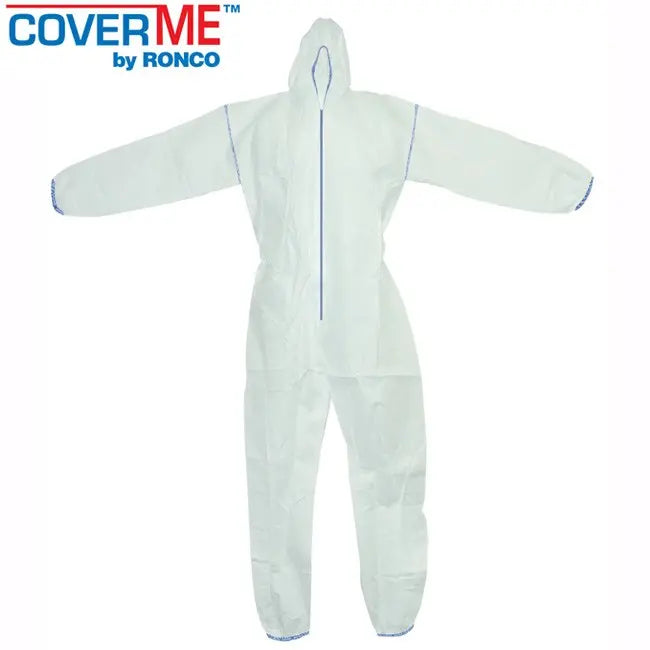 CoverMe Coverall with Hood Blue Large 1x25 Each