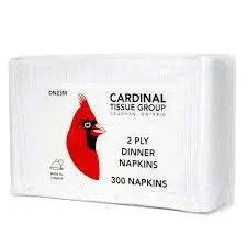 SERVIETTE 2PLY DINNER CARDINAL  3000/CS