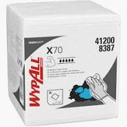 K/C #41200 X70 WIPER WHITE 1/4 FOLD 912/CS