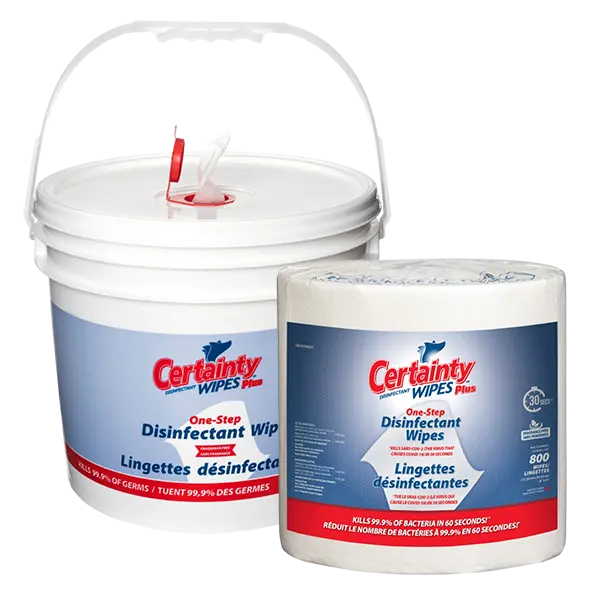 Certainty Plus Disinfectant Wipes Starter Kit - Dispenser Bucket w/ Wipes (STR98B)