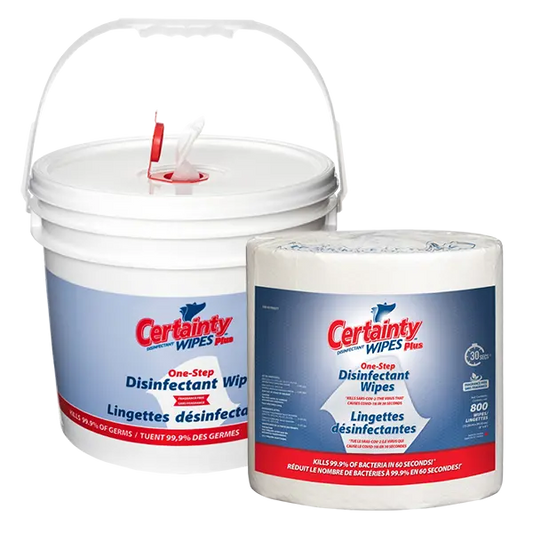 Certainty Plus Disinfectant Wipes Starter Kit - Dispenser Bucket w/ Wipes (STR98B)