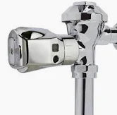 AUTO FLUSH® CLAMP POLISHED CHROME TOILET