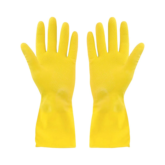 GLOVE YELLOW RUBBER MEDIUM /PAIR