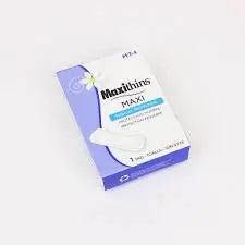 Maxithins®  Sanitary Napkin, White, 1/CS/250