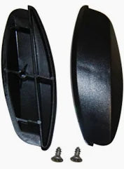 MICROFIBER END CAPS BLACK RUBBERMAID FRAME 2/PK