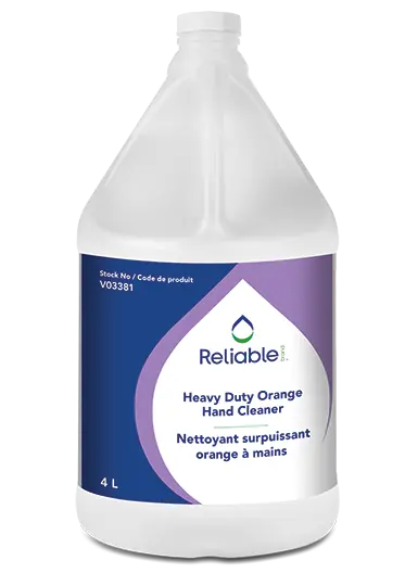 HAND CLEANER RELIABLE HEAVY DUTY ORANGE  4L.