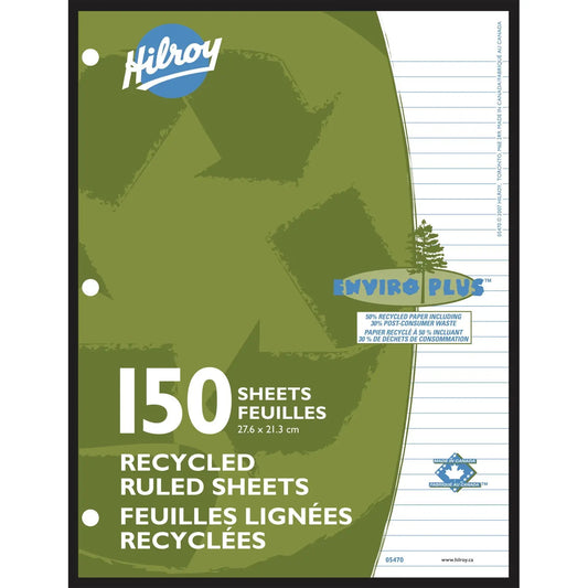 REFILL PAPER, RECYCLED 150 SHT