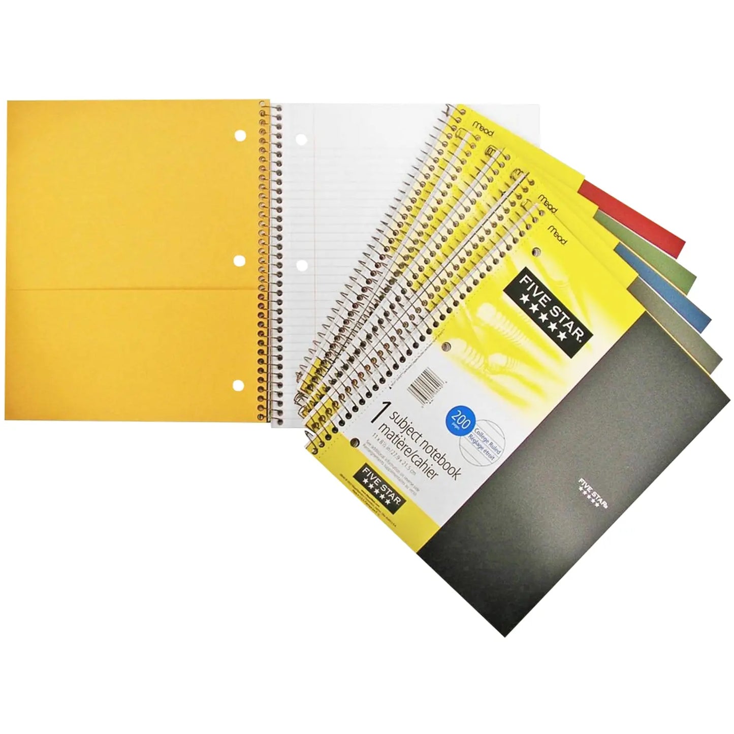 Five Star 1-Subject Wirebound Notebook