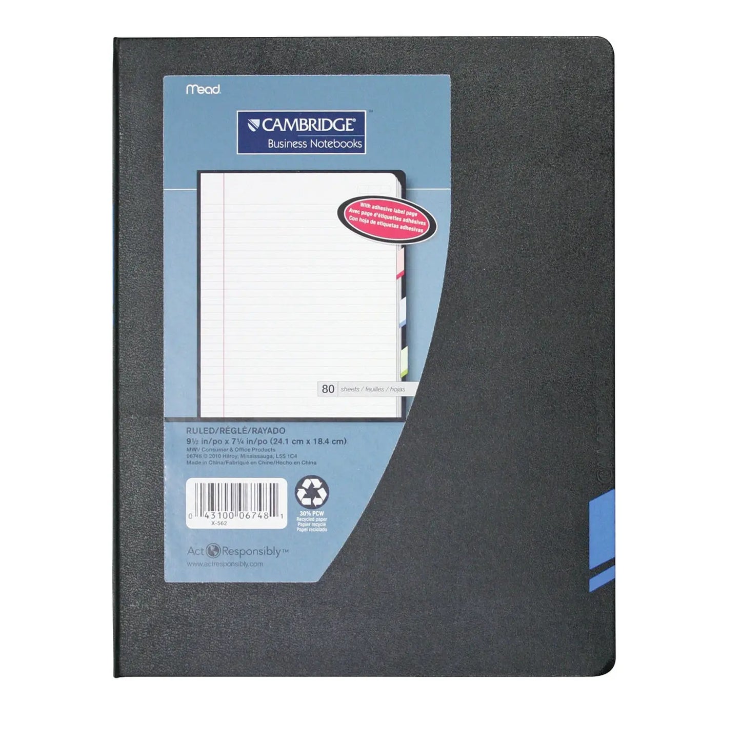 Cambridge Tab Business Notebook