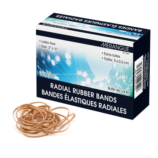 Merangue Size #10 Rubber Bands, 1/4 lb box