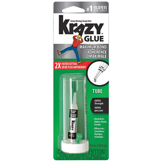 Krazy Glue Maximum Bond Super Glue, 1.9 mL