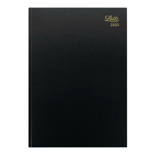 Letts Principal 13-Month Daily Planner, Black, 11-3/4'' x 8-1/4'', January - January, English