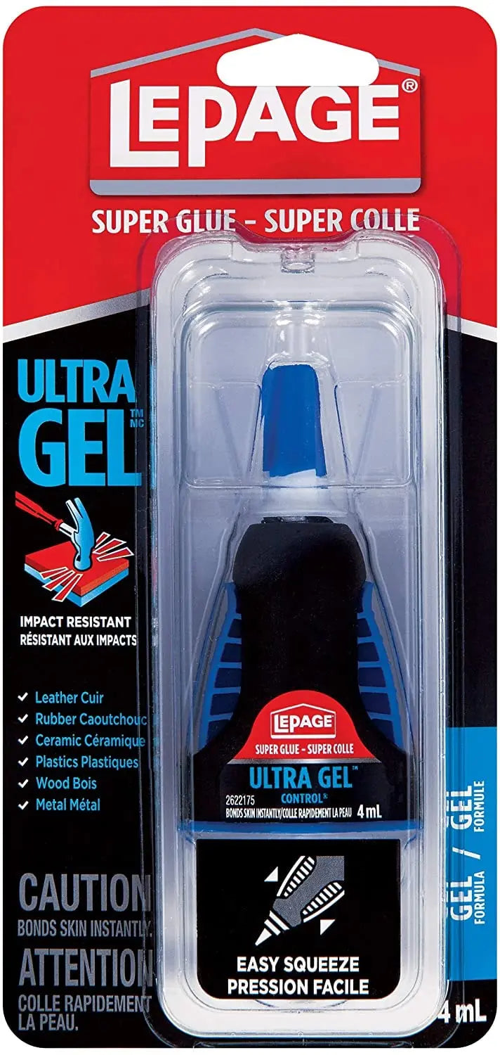 LePage UltraGel Control Permanent Super Glue, 4 mL