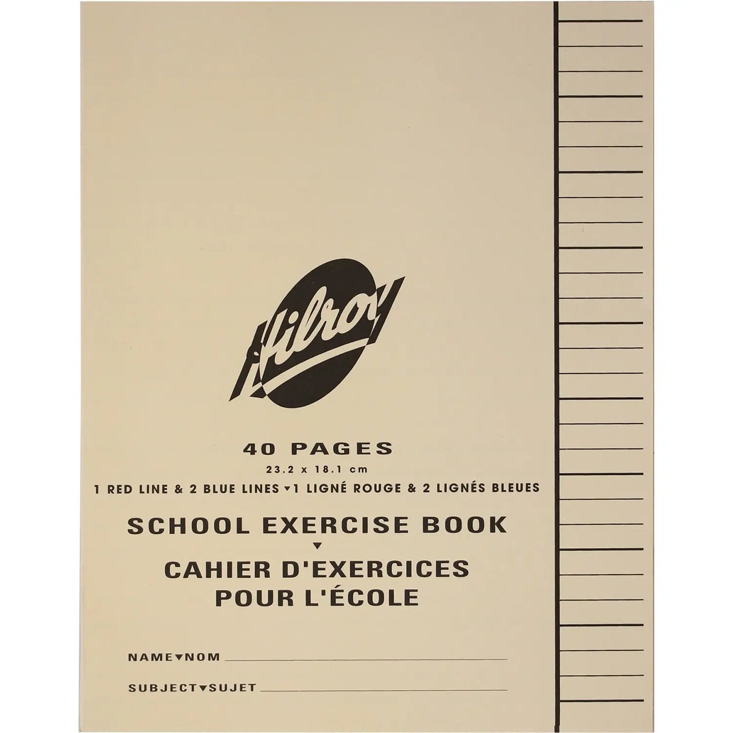 Hilroy School Exercise Book