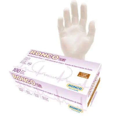 VE2 VINYL EXAM GLOVE CLEAR XS