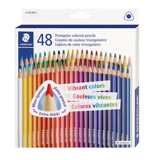 WOODCASE COLOUR PENCILS, 48 AS