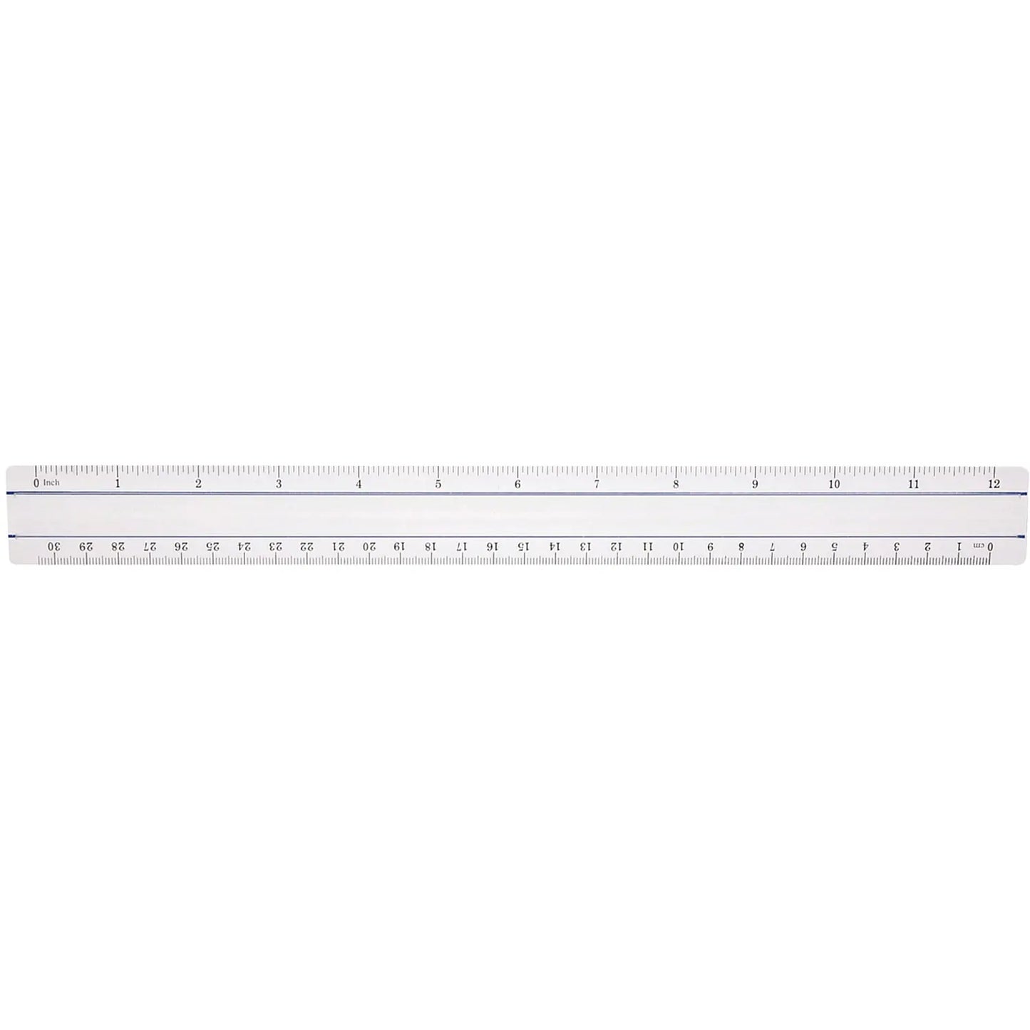 12 /30CM MAGNIFY RULER PLASTIC