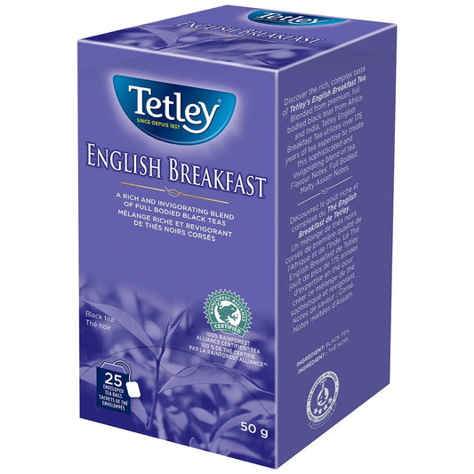 Tetley Tea English Breakfast Tea (25/BX)