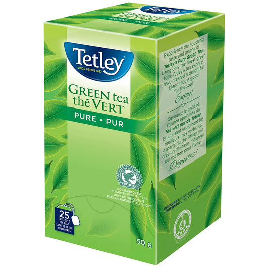 Tetley Tea Pure Green Tea (25/BX)