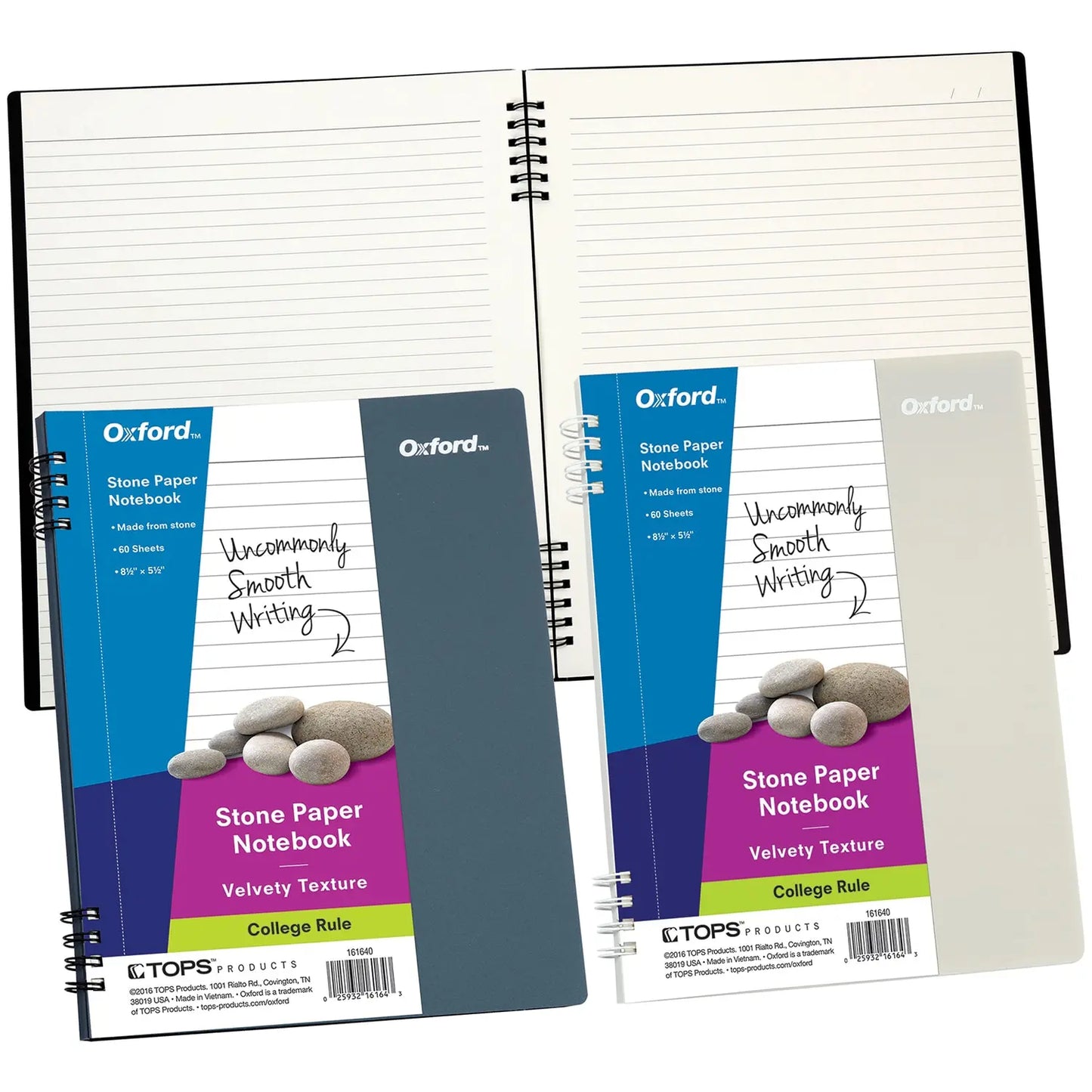 OXFORD STONE NOTEBOOK 8.5X6.5