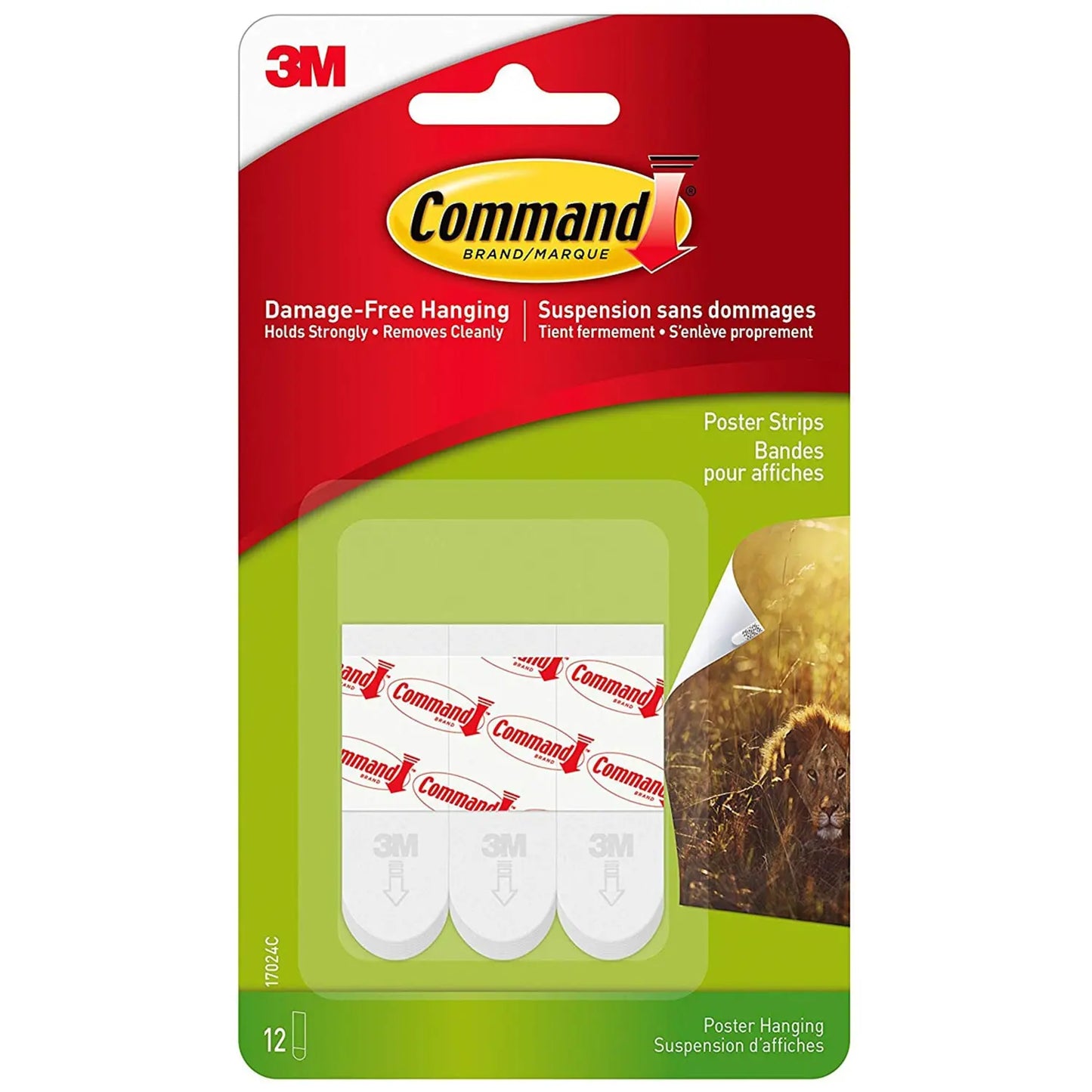 COMMAND SMALL POSTER STRIPS