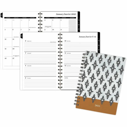 Cambridge Adorn Weekly/Monthly Planners - 8.5" x 6" - Bilingual