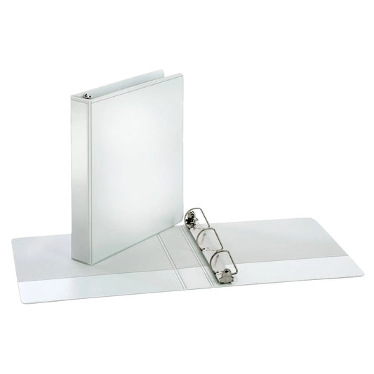 VIEW D-RING BINDER, 1.5 , WHTE