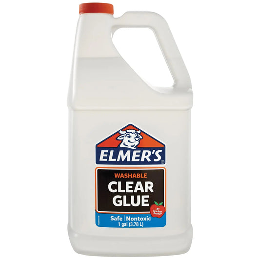 Elmer's Washable Clear School Glue, 3.78 L