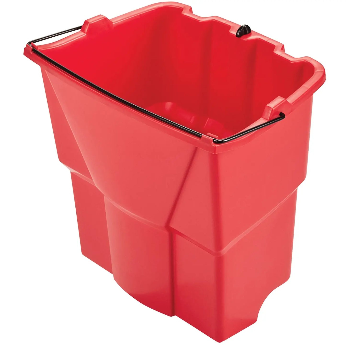 Rubbermaid Commercial WaveBrake Dirty Water Bucket, Red, 18-Quart Capacity