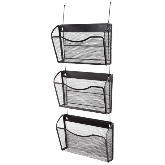 Rolodex Expressions Mesh 3-Pack Hanging Wall File Pockets