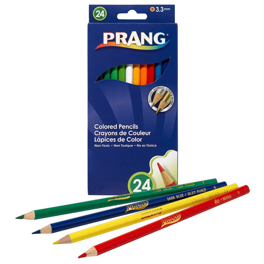 PRANG COLOURED PENCILS 24/PK