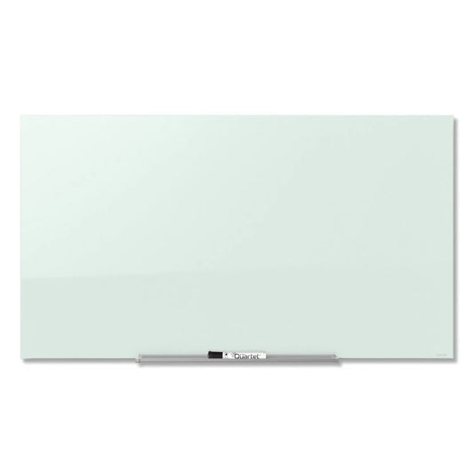 Quartet® InvisaMount Magnetic Glass Dry-Erase Board, 39" x 22"