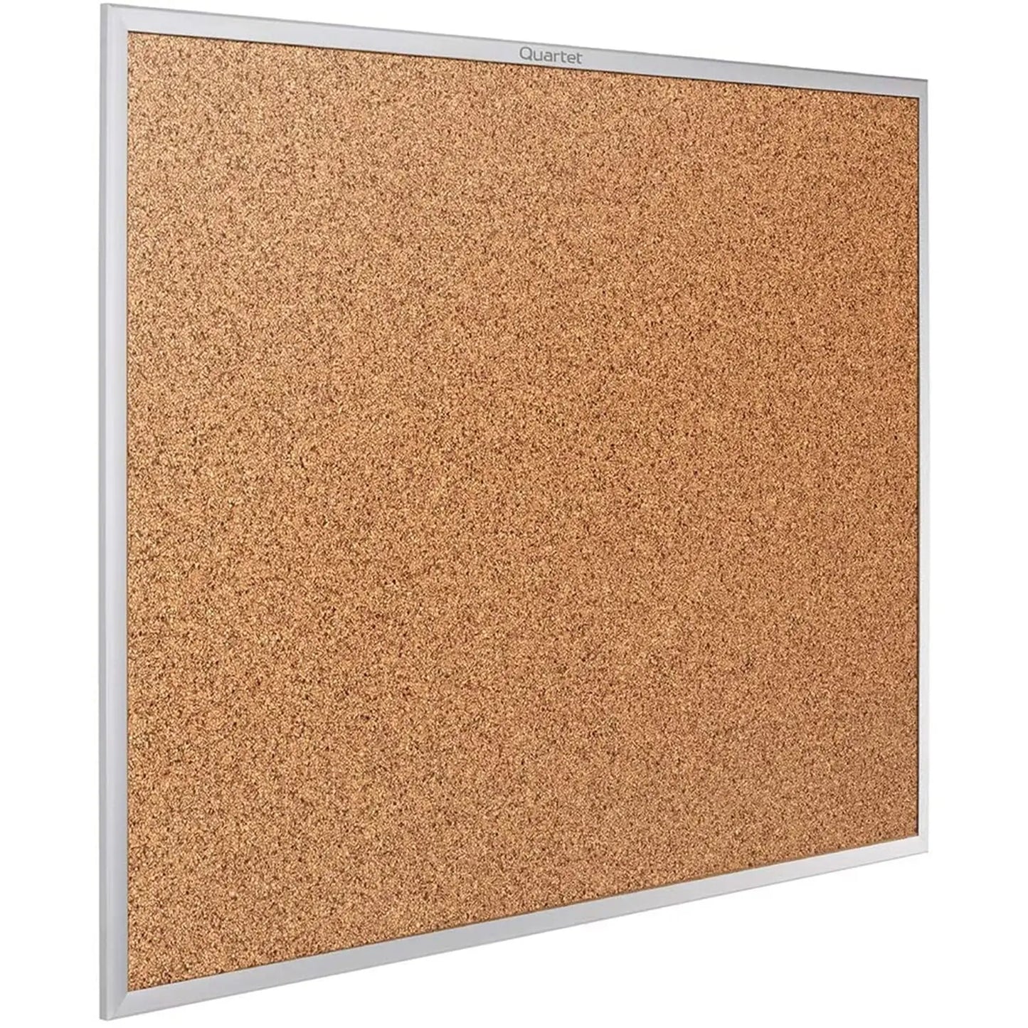 Quartet® Standard Cork Bulletin Board, Aluminum Frame, 36" x 24"