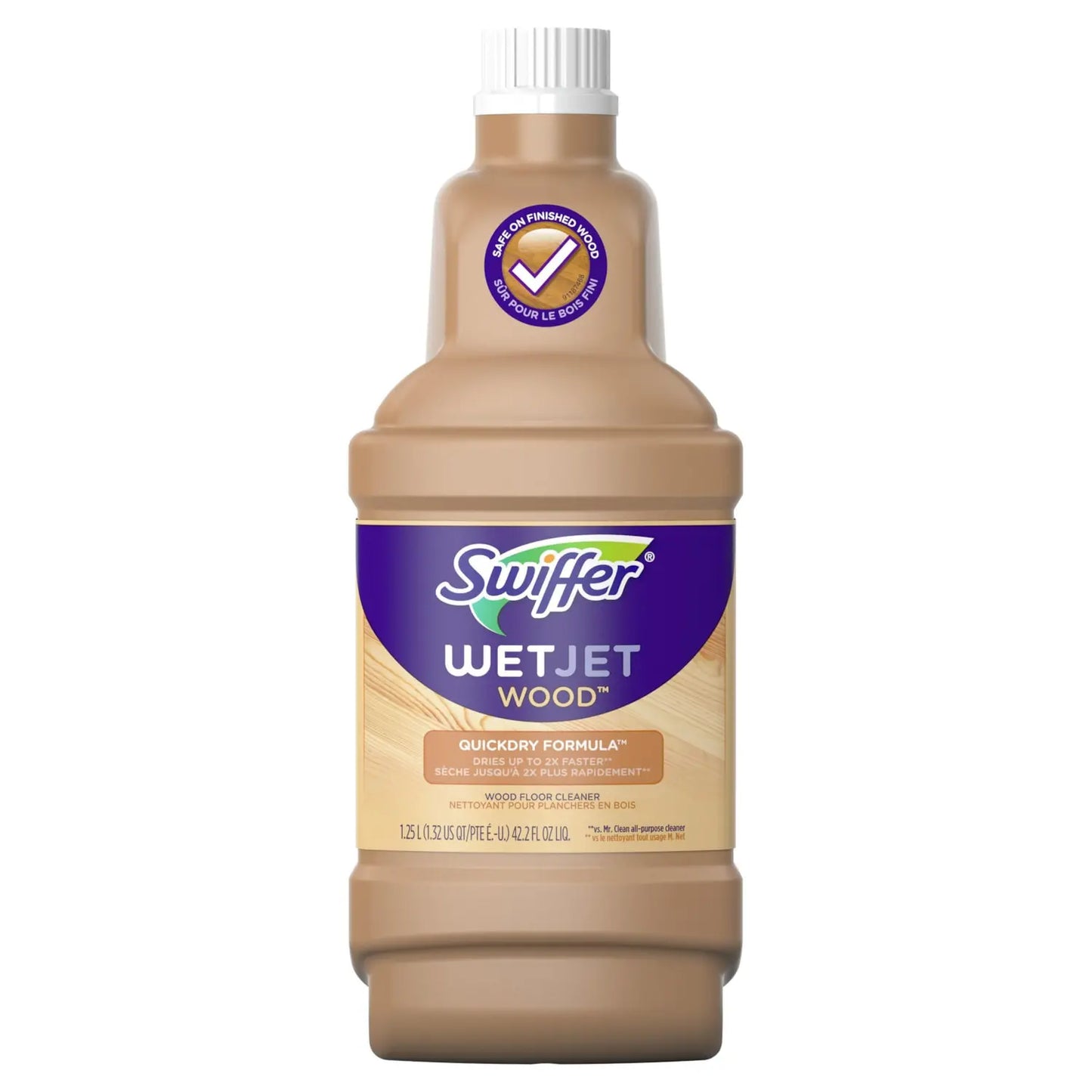 Swiffer WetJet Solution Refill, Wood Floors, 1.25 L