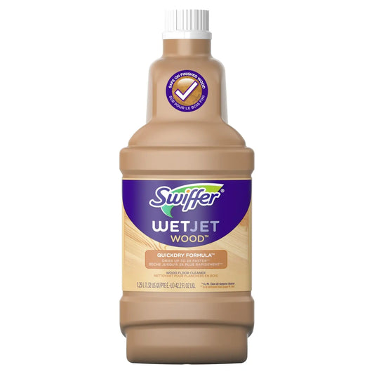 Swiffer WetJet Solution Refill, Wood Floors, 1.25 L