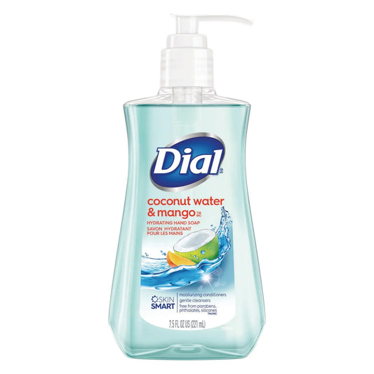 Dial® Antibacterial Hydrating Liquid Hand Soap, Coconut Water and Mango, 221 mL