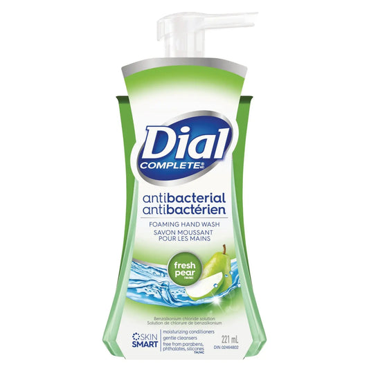 Dial® Complete Foaming Hand Soap, Fresh Pear, 221 mL