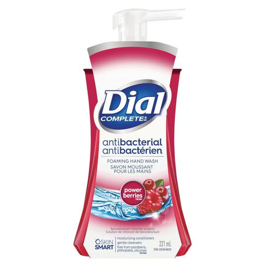 Dial® Complete Foaming Hand Soap, Power Berries, 221 mL