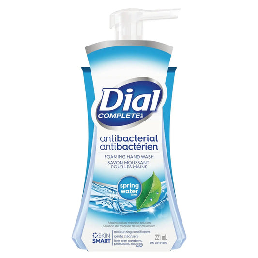 Dial® Complete Foaming Hand Soap, Spring Water, 221 mL