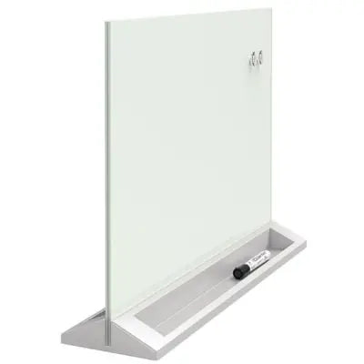 Quartet® Glass Desktop Dry-Erase Panel, 23" x 17"