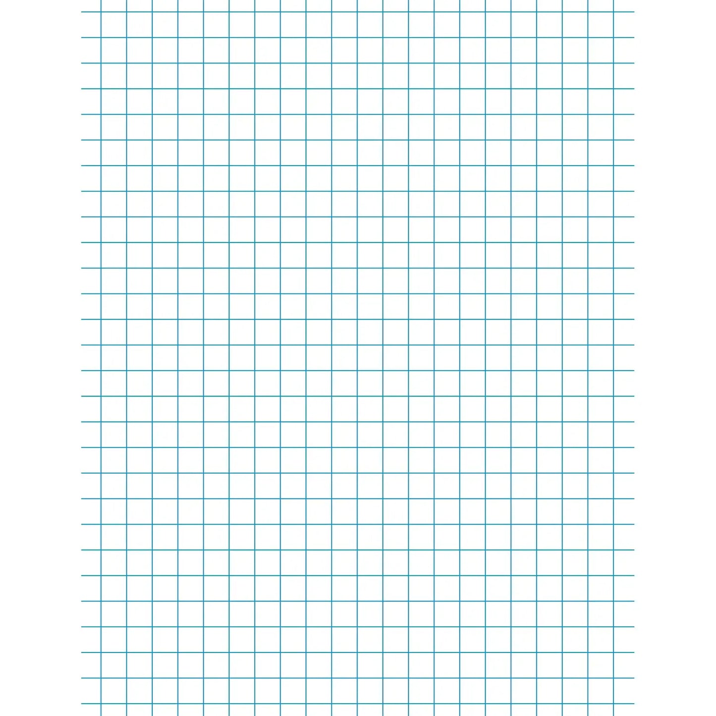 Edge Graph Pads, White with Blue Lines, Letter Size, 96 Sheets/PK