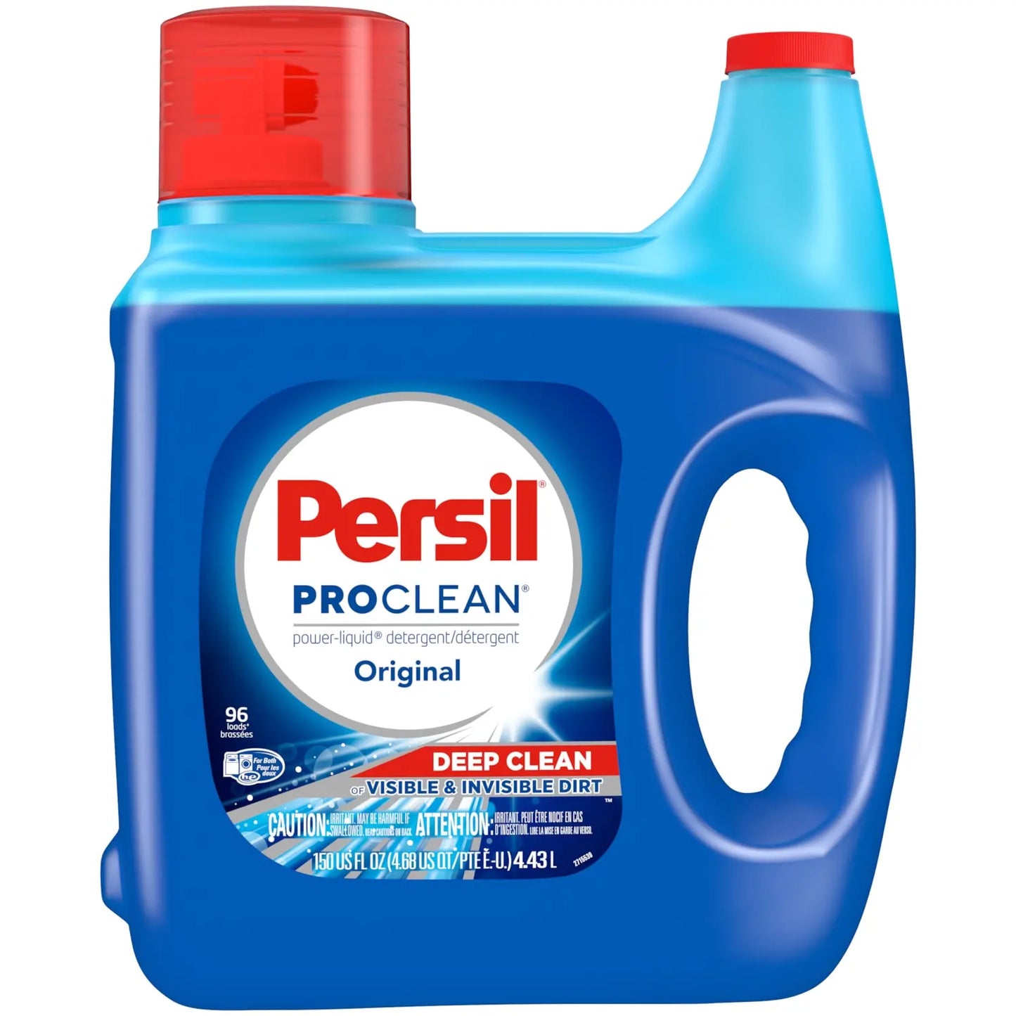 Persil ProClean Power Liquid Laundry Detergent, Original Fresh Deep Clean, 4.43 L (96 Loads)