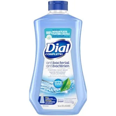 Dial Complete Antibacterial Foaming Hand Soap Refill, Spring Water Scent, 946 mL