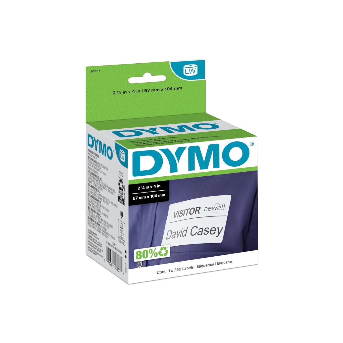 DYMO LABELS  ADHESIVE