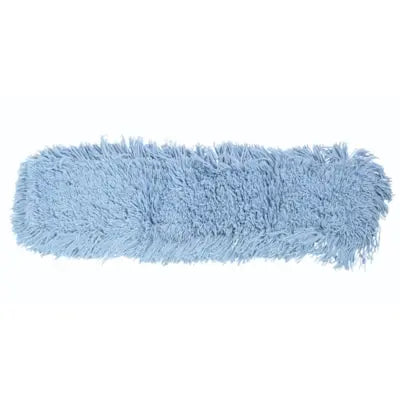 Globe Commercial Products Break-Away Pro-Stat Slip-On Dust Mop Head, Blue, 24" x 5"