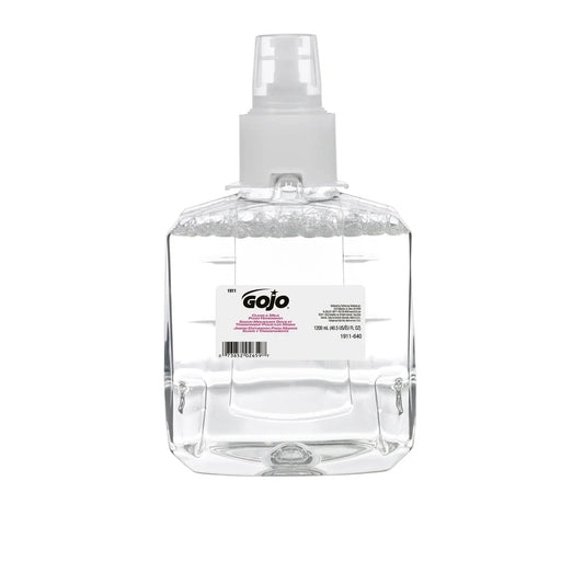 Gojo LTX Clear & Mild Foam Hand Soap Refills, 1,200 mL, 2/CT