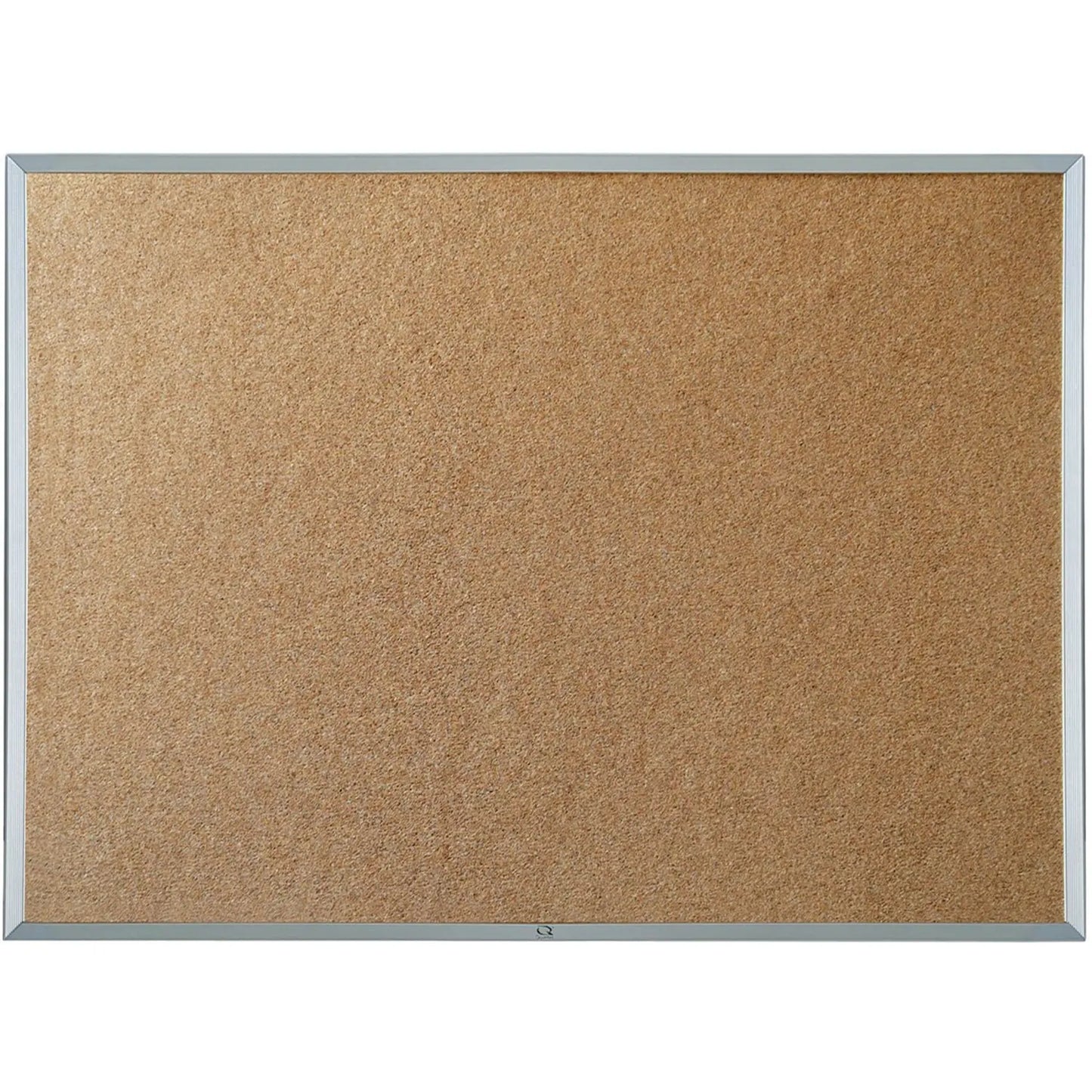 Quartet® Economy Cork Bulletin Board, Aluminum Frame, 24" x 18"