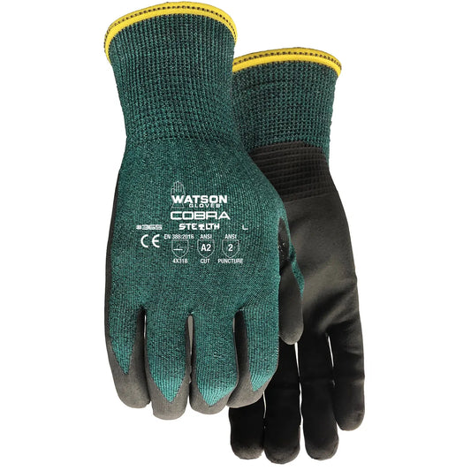 Watson Gloves 365 Stealth Cobra Cut-Resistant Gloves, Large, 1 Pair