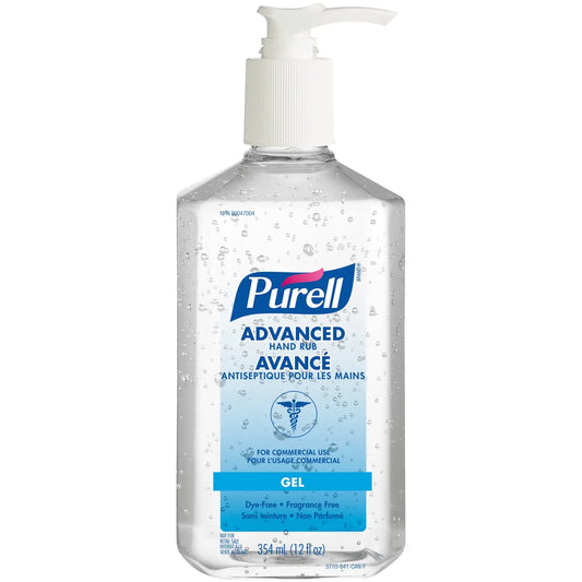 Purell Advanced Gel Hand Sanitizer, 70% Alcohol Content, 354 mL