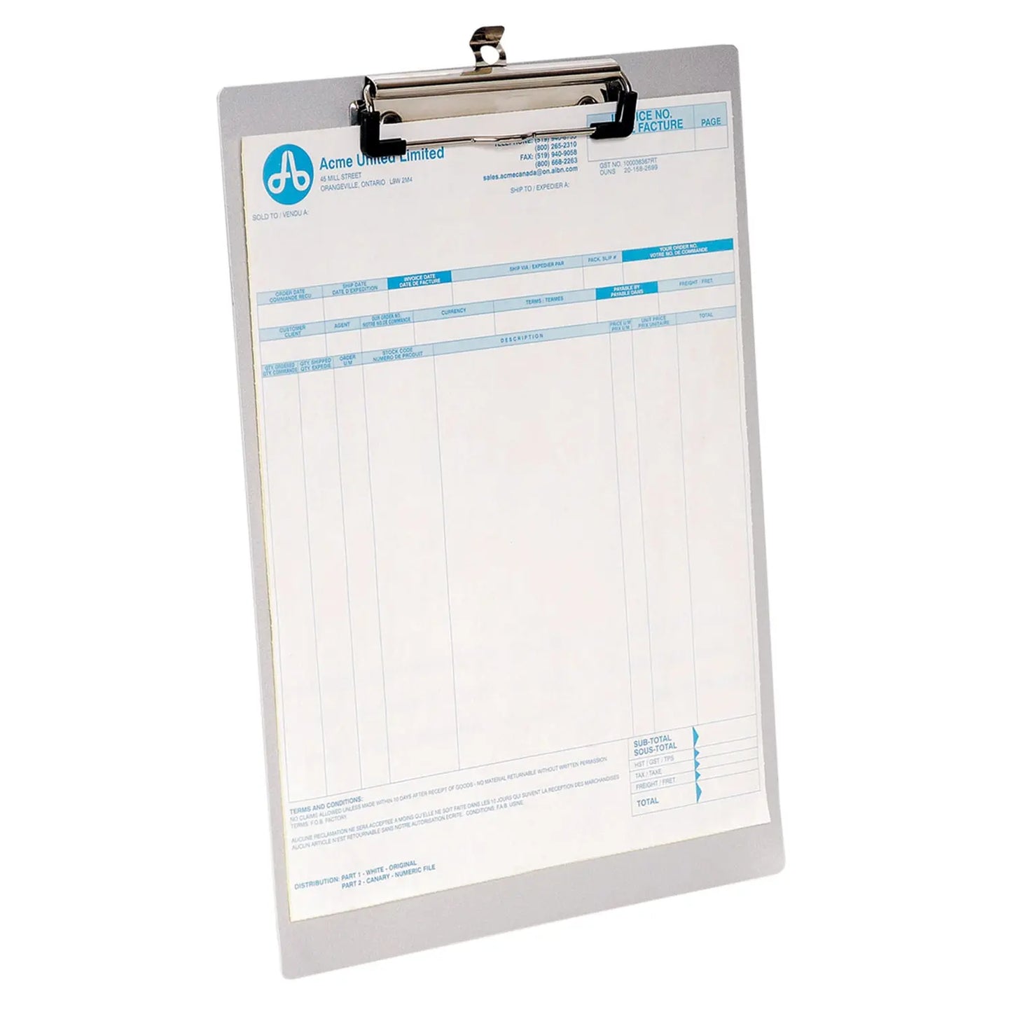 Westcott Aluminum Clipboards 9" x 12"